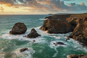 Dramatic coastal scenery near Trevose Head in North Cornwall, England, United Kingdom Dramatic coastal scenery near Trevose Head in North Cornwall, England, United Kingdom