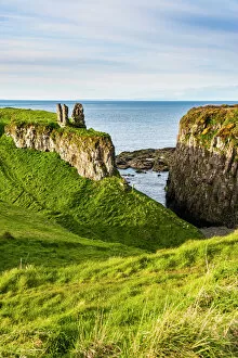 Ruined Gallery: Dunseverick Castle near the Giants Causeway, County Antrim, Ulster, Northern Ireland