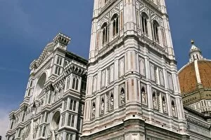 Images Dated 10th March 2005: Duomo and campanile (cathedral and bell tower), Florence, UNESCO World Heritage Site