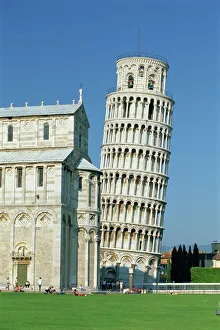 The Duomo and the Leaning Tower in the Campo dei Miracoli The Duomo and the Leaning Tower in the Campo dei Miracoli