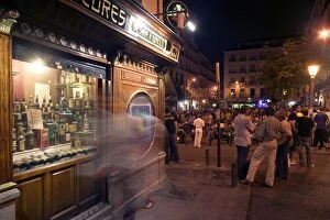 Images Dated 19th June 2005: Early morning in the Plaza de Chueca, Cerveceria Casa Angel Serra, Chueca