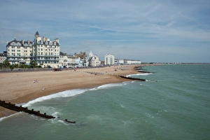 Eastbourne from the pier, East Sussex, England, United Kingdom, Europe Eastbourne from the pier, East Sussex, England, United Kingdom, Europe