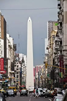 Images Dated 16th February 2009: El Obelisco (the Obelisque), Buenos Aires, Argentina, South America