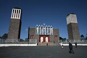The Enda Mariam Orthodox Cathedral built in 1938, Asmara, Eritrea, Africa
