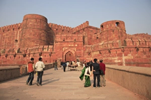 Entrance to Agra Fort, UNESCO World Heritage Site, Agra, Uttar Pradesh state, India, Asia Entrance to Agra Fort, UNESCO World Heritage Site, Agra, Uttar Pradesh state, India, Asia