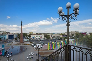 Entrance of the Independence Park, Shymkent, South Region, Kazakhstan, Central Asia, Asia Entrance of the Independence Park, Shymkent, South Region, Kazakhstan, Central Asia, Asia