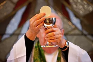 Caucasian Gallery: Eucharist in the Chapel of the Holy Spirit, Anglican Church of St. James