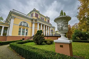 Prints of Exploring Rumyantsev-Paskevich Residence in Gomel during autumn Belarus Prints: Rumyantsev-Paskevich Residence Print in Autumn Gomel