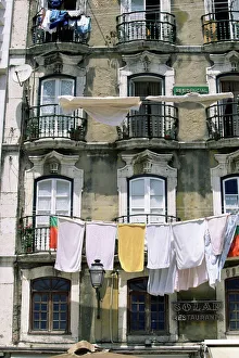 Facade of a house in the Moorish quarter of Alfama Facade of a house in the Moorish quarter of Alfama