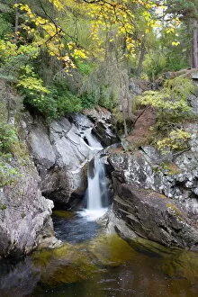 Water Fall Gallery: The Falls of Bruar in autumn, near Blair Atholl, Perth and Kinross, Scotland