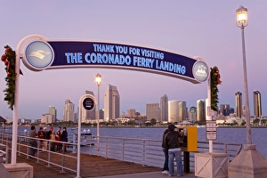 Ferry Landing on Coronado Island, San Diego, California, United States of America Ferry Landing on Coronado Island, San Diego, California, United States of America
