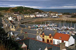 Prints of Findochty harbour, Morayshire, Scotland, United Kingdom, Europe Related Prints: Findochty Harbour Print, Scotland