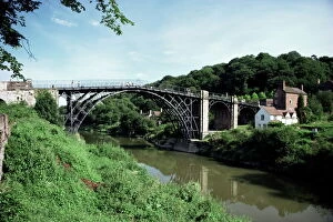 The first iron bridge, Ironbridge, UNESCO World Heritage Site, Shropshire