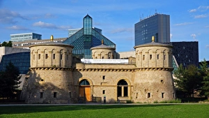 Fort Thuengen with Fortress Museum in Luxembourg City, Grand Duchy of Luxembourg, Europe Fort Thuengen with Fortress Museum in Luxembourg City, Grand Duchy of Luxembourg, Europe