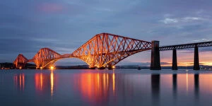 Images Dated 27th August 2017: Forth Rail Bridge, UNESCO World Heritage Site, Scotland, United Kingdom, Europe