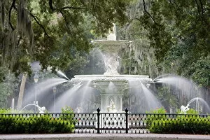 Related Images Gallery: Fountain, Forsyth Park, Savannah, Georgia, United States of America, North America