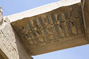 Frescoes of Vultures, Temple of Sobek and Haroeris, Kom Ombo, Egypt, North Africa, Africa Frescoes of Vultures, Temple of Sobek and Haroeris, Kom Ombo, Egypt, North Africa, Africa
