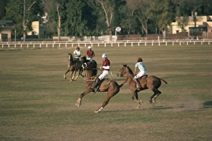 A game of polo at the Lahore Race Club in Pakistan A game of polo at the Lahore Race Club in Pakistan