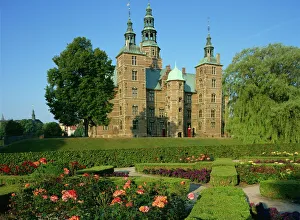 Prints of The garden and castle of Rosenborg Slot, Copenhagen, Denmark, Scandinavia, Europe Denmark Prints: Rosenborg Slot Print, Copenhagen, Denmark