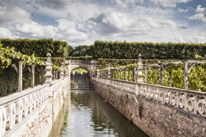 The gardens in the Chateau de Villandry, Indre-et-Loire, Loire Valley, UNESCO World Heritage Site The gardens in the Chateau de Villandry, Indre-et-Loire, Loire Valley, UNESCO World Heritage Site