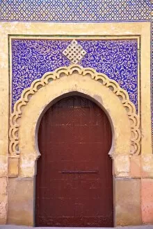 Meknes Collection: Gate to Royal Palace, Meknes, Morocco, North Africa, Africa