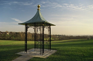 Gazebo near Kenwood House on Hampstead Heath, north London, England, United Kingdom Gazebo near Kenwood House on Hampstead Heath, north London, England, United Kingdom