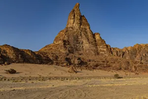 Giant pinnacle, Al Ula, Kingdom of Saudi Arabia, Middle East Giant pinnacle, Al Ula, Kingdom of Saudi Arabia, Middle East