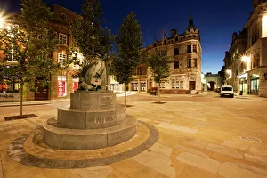 Prints of The Giles statue, Ipswich, Suffolk, England, United Kingdom, Europe Suffolk Prints: The Giles Statue Print, Ipswich, Suffolk