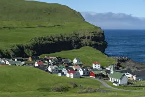 Gjogv, Esturoy Island, Faroe Islands, Denmark, Europe