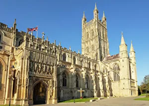 Images Dated 3rd October 2019: Gloucester Cathedral, city centre, Gloucester, Gloucestershire, England, United Kingdom