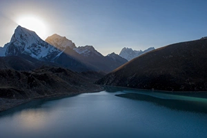 Gokyo Lake in the Everest region, Himalayas, Nepal, Asia Gokyo Lake in the Everest region, Himalayas, Nepal, Asia