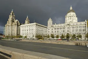Images Dated 19th October 2014: The Three Graces Buildings, (The Royal Liver Building, The Cunard Building)