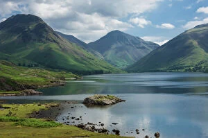 Serene Gallery: Great Gable, and Yewbarrow, Lake Wastwater, Wasdale, Lake District National Park
