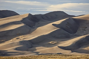 Great Sand Dunes late in the afternoon, Great Sand Dunes National Park and Preserve Great Sand Dunes late in the afternoon, Great Sand Dunes National Park and Preserve