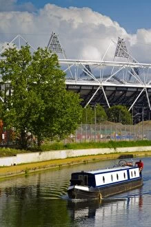 Hackney Wick Gallery: Hackney Wick, River Lee Navigation and London 2012 Olympic Stadium, London
