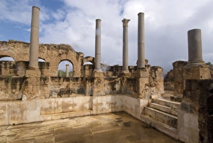 Hadrianic Baths, Roman site of Leptis Magna, UNESCO World Heritage Site Hadrianic Baths, Roman site of Leptis Magna, UNESCO World Heritage Site