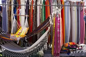 Choice Collection: Hammocks for sale, Otovalo craft market, Otovalo, Ecuador, South America