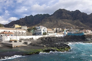 Ponta do Sol Gallery: Harbor buildings in Ponta do Sol, San Antao, Cape Verde Islands, Atlantic, Africa