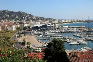 Traditionally French Gallery: Harbor, Cannes, Alpes Maritimes, Cote d Azur, French Riviera, Provence, France, Europe