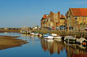 Boats Collection: The Harbour on Agar Creek, Blakeney, Norfolk, England, United Kingdom, Europe