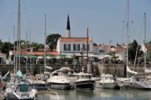 Harbour, Ars-en-Re, Ile de Re, Charente Maritime, France, Europe Harbour, Ars-en-Re, Ile de Re, Charente Maritime, France, Europe