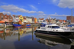Harbour of Husum, Schleswig-Holstein, Germany, Europe Harbour of Husum, Schleswig-Holstein, Germany, Europe