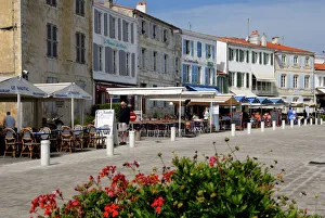 European Coastal Scenes Prints: Harbour quayside
