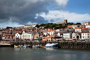 Castle Hill Gallery: The Harbour at Scarborough, North Yorkshire, Yorkshire, England, United Kingdom, Europe
