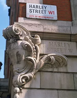 Signs Gallery: Harley Street, London, England, United Kingdom, Europe