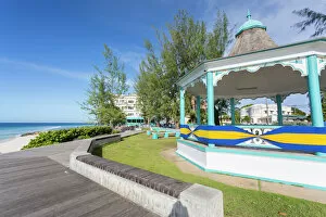 Bandstand Gallery: Hastings Bandstand and Beach, Christ Church, Barbados, West Indies, Caribbean, Central