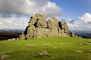 Hay Tor Rock Formation Print, Dartmoor Landscape