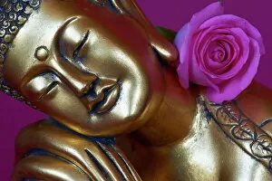 Bangkok Gallery: Head of Buddha statue, Bangkok, Thailand, Southeast Asia, Asia