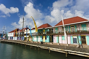 Heritage Quay shopping district in St. Johns, Antigua, Leeward Islands Heritage Quay shopping district in St. Johns, Antigua, Leeward Islands
