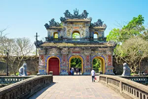 Hien Nhon Gate (Cua Hien Nhon) entrance to Imperial City of Hue, UNESCO World Heritage Site